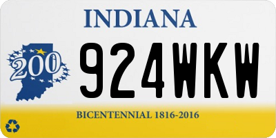IN license plate 924WKW