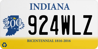 IN license plate 924WLZ