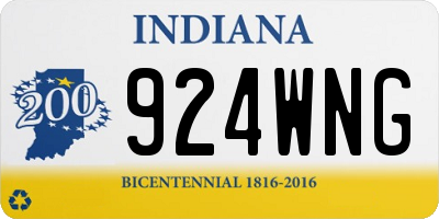IN license plate 924WNG