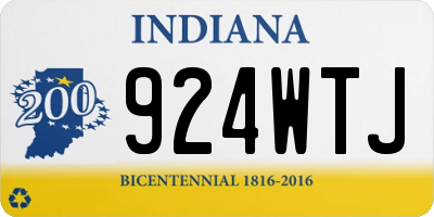 IN license plate 924WTJ