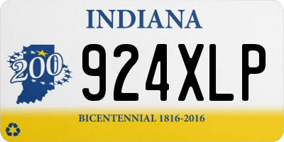 IN license plate 924XLP