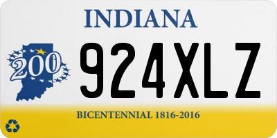 IN license plate 924XLZ