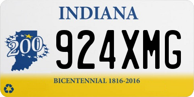 IN license plate 924XMG