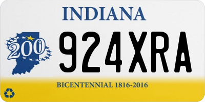 IN license plate 924XRA