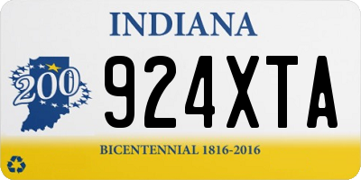 IN license plate 924XTA