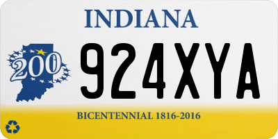 IN license plate 924XYA