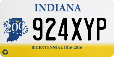 IN license plate 924XYP