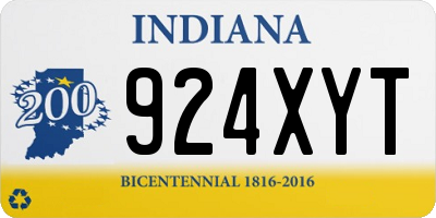 IN license plate 924XYT