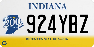 IN license plate 924YBZ
