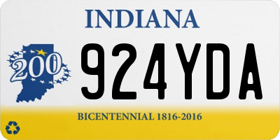 IN license plate 924YDA
