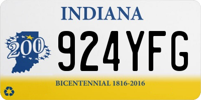 IN license plate 924YFG
