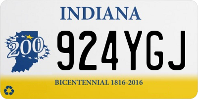 IN license plate 924YGJ
