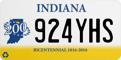 IN license plate 924YHS
