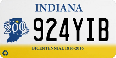 IN license plate 924YIB