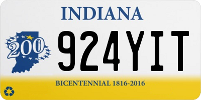 IN license plate 924YIT