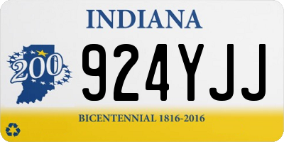 IN license plate 924YJJ