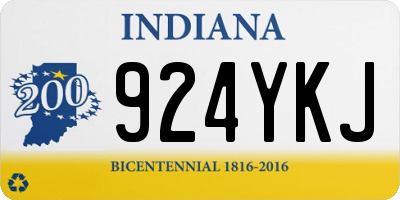 IN license plate 924YKJ