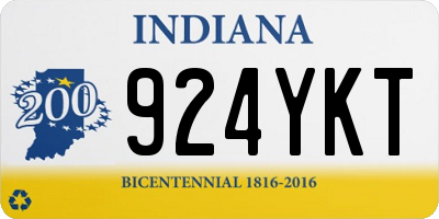 IN license plate 924YKT