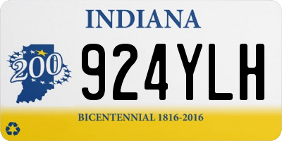 IN license plate 924YLH
