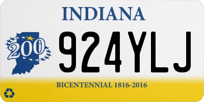 IN license plate 924YLJ