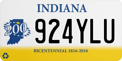 IN license plate 924YLU