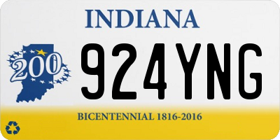 IN license plate 924YNG