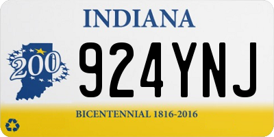IN license plate 924YNJ