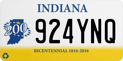 IN license plate 924YNQ