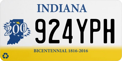 IN license plate 924YPH