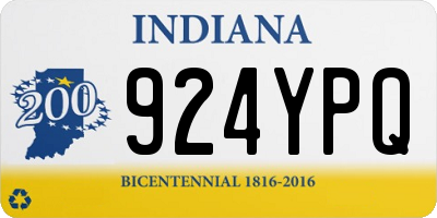 IN license plate 924YPQ