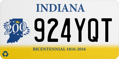 IN license plate 924YQT