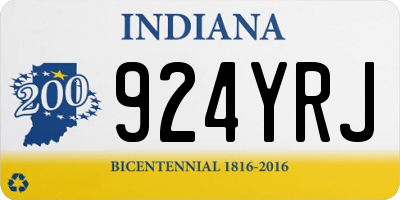 IN license plate 924YRJ