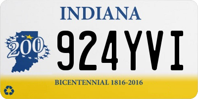 IN license plate 924YVI