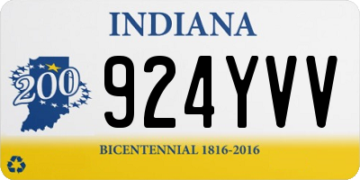 IN license plate 924YVV