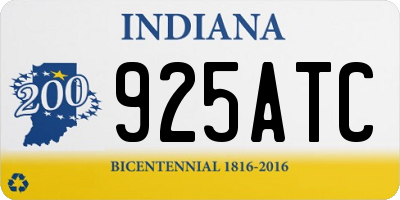 IN license plate 925ATC