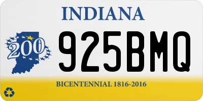 IN license plate 925BMQ