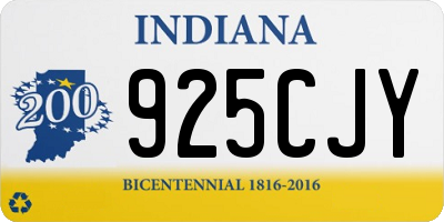 IN license plate 925CJY