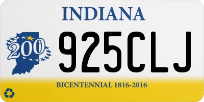 IN license plate 925CLJ