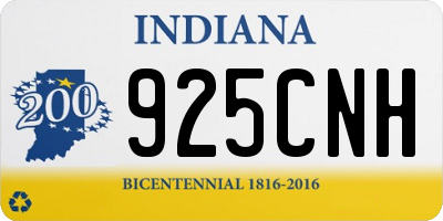 IN license plate 925CNH