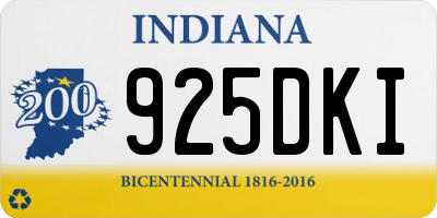 IN license plate 925DKI