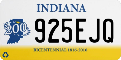 IN license plate 925EJQ