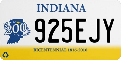 IN license plate 925EJY