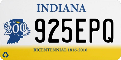 IN license plate 925EPQ