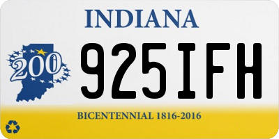 IN license plate 925IFH