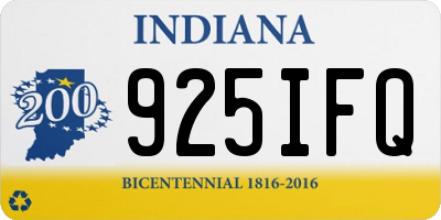 IN license plate 925IFQ