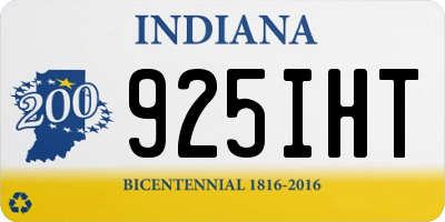 IN license plate 925IHT