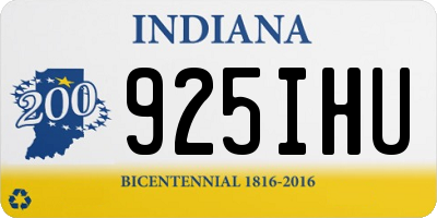 IN license plate 925IHU