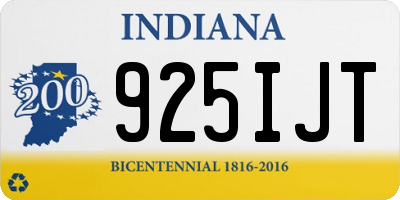 IN license plate 925IJT