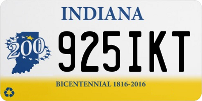 IN license plate 925IKT