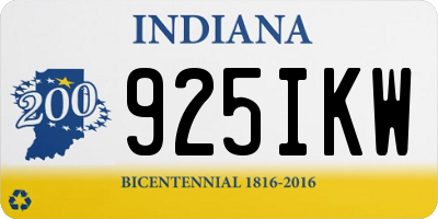 IN license plate 925IKW